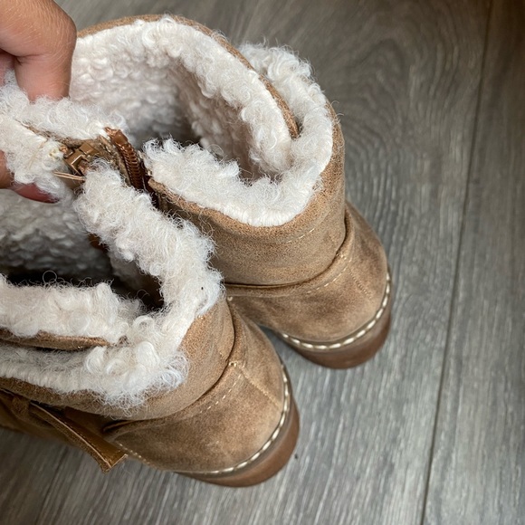 Cute Tan Suede Booties - Picture 4 of 4